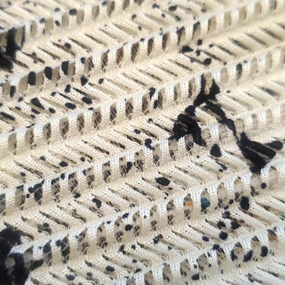 Paradise Woven Herringbone Pattern Asymmetrical H… - image 6